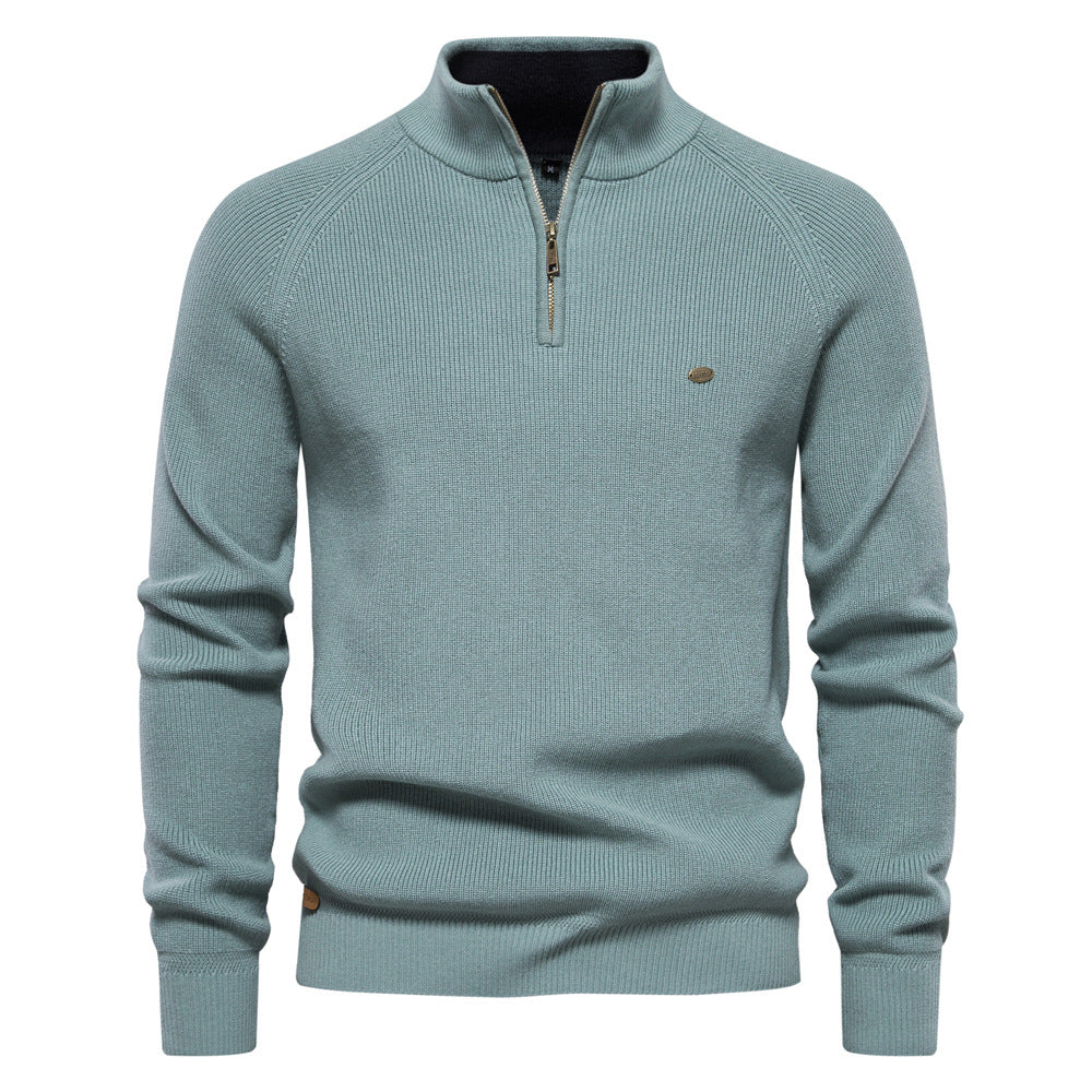 Marco | Elegante Maglione Uomo con Mezza Zip, Morbido e Traspirante 5