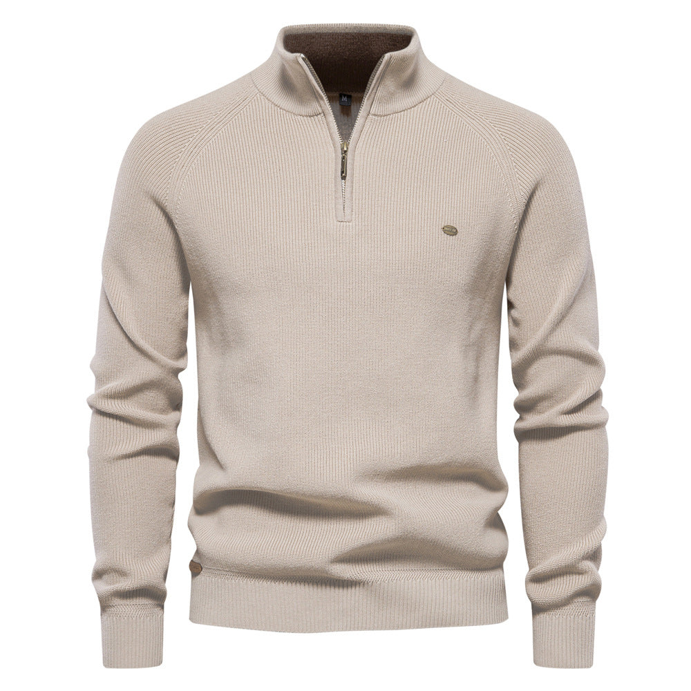 Marco | Elegante Maglione Uomo con Mezza Zip, Morbido e Traspirante 6