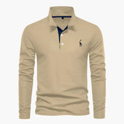 Marco | Elegante Polo Manica Lunga Uomo Casual 2