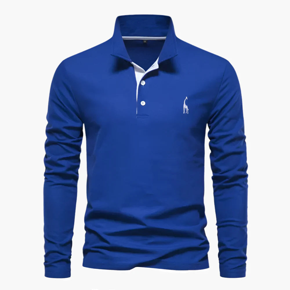 Marco | Elegante Polo Manica Lunga Uomo Casual 4