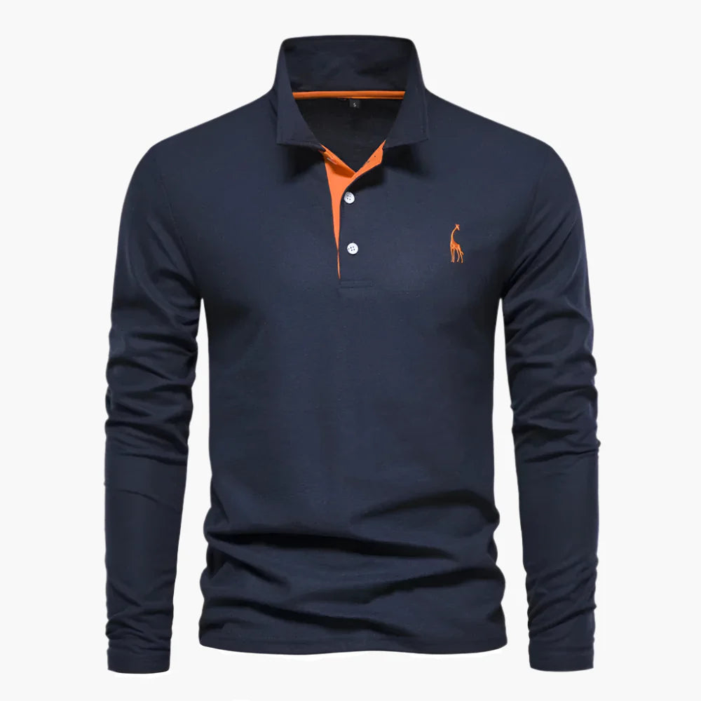 Marco | Elegante Polo Manica Lunga Uomo Casual 5