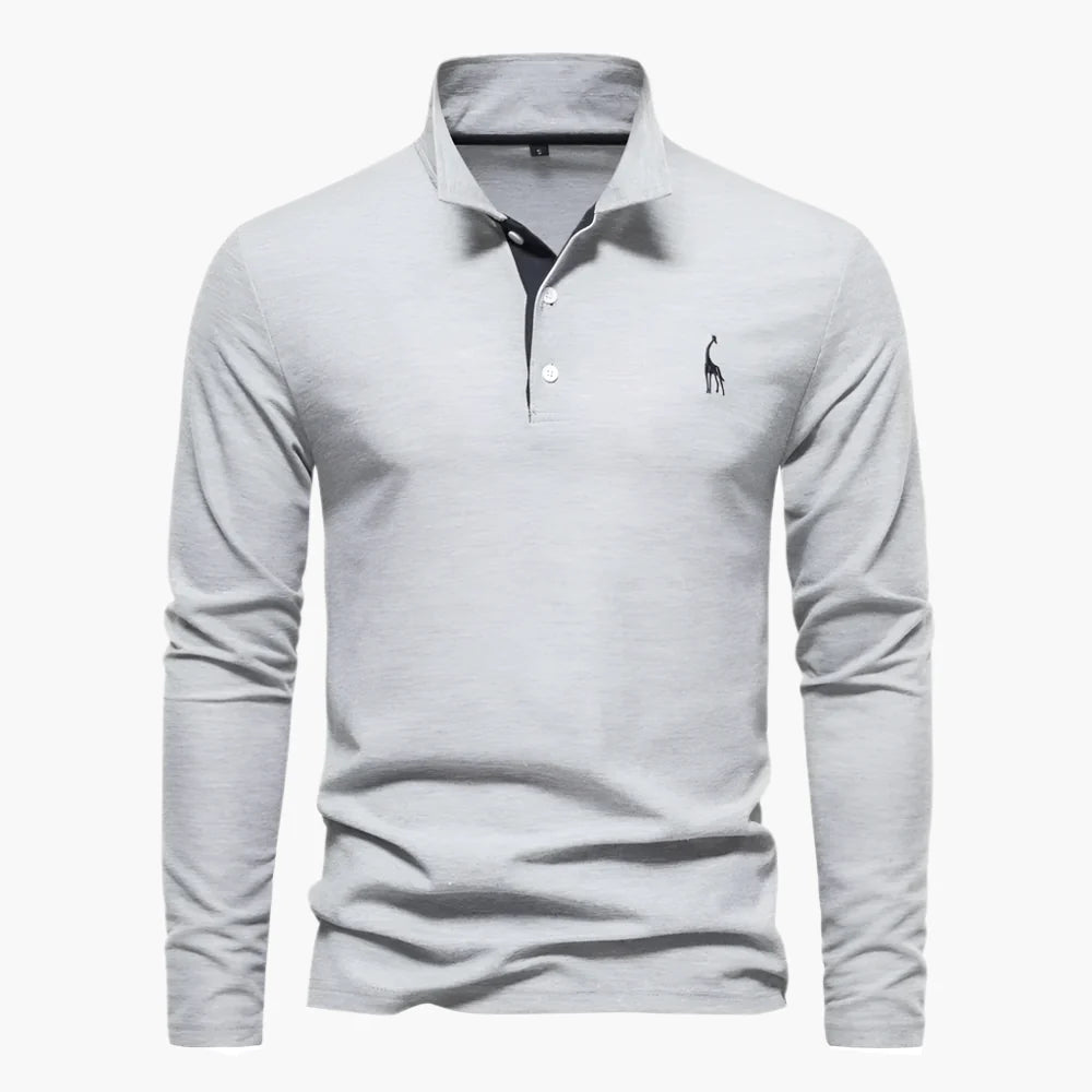 Marco | Elegante Polo Manica Lunga Uomo Casual 6