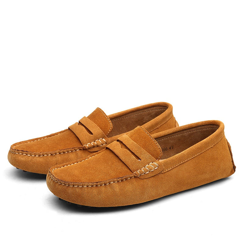 Marco | Eleganti Mocassini Uomo in Pelle Scamosciata Estivi 7
