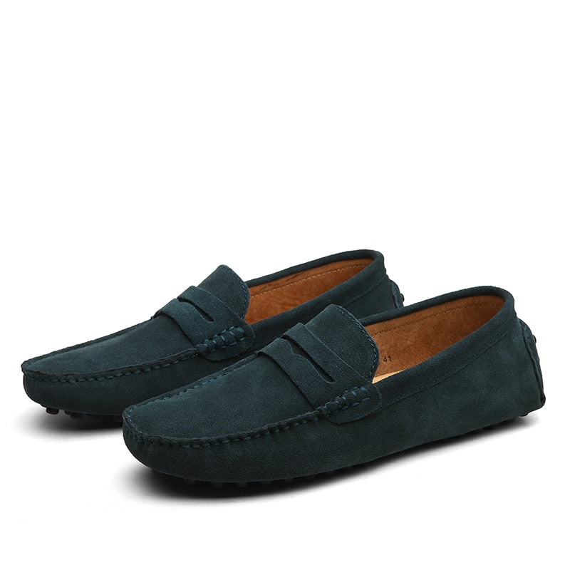 Marco | Eleganti Mocassini Uomo in Pelle Scamosciata Estivi 9