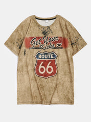 Marco | Vintage Moto T-Shirt Con Stampa Unica Uomo 5