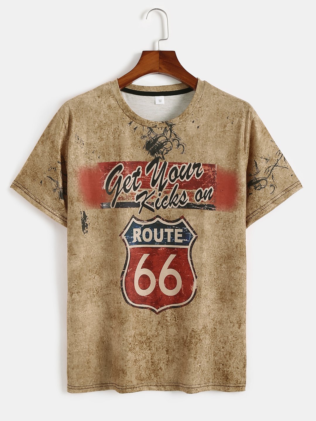 Marco | Vintage Moto T-Shirt Con Stampa Unica Uomo 7