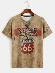 Marco | Vintage Moto T-Shirt Con Stampa Unica Uomo 7