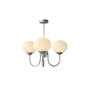 MarshmallowGlow | Elegante Lampadario Moderno in Vetro Rosa e Oro 17