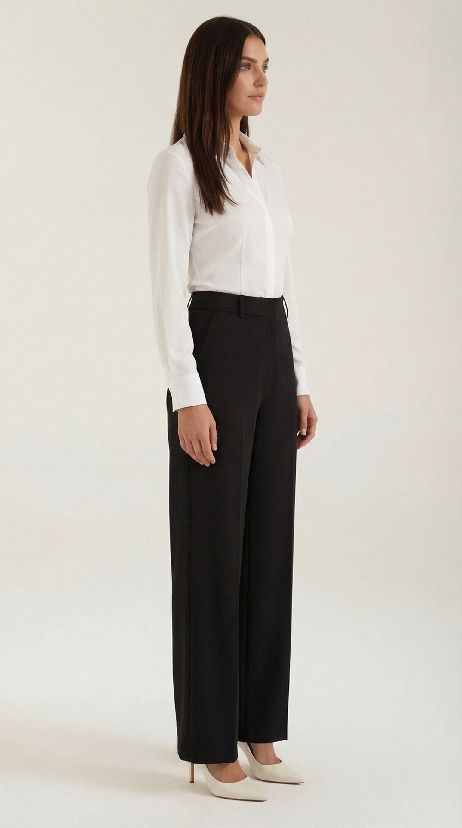 Mason | Eleganti Pantaloni a Gamba Larga 1