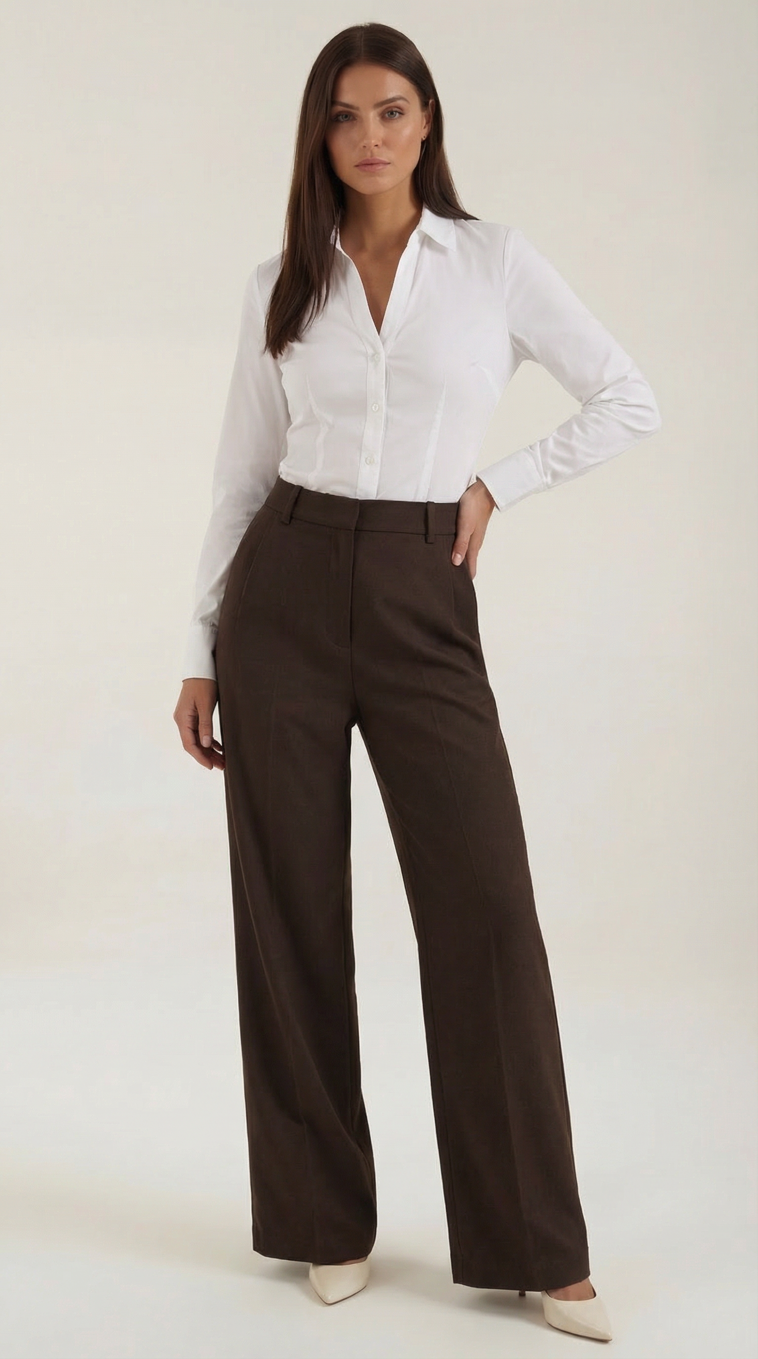 Mason | Eleganti Pantaloni a Gamba Larga 5