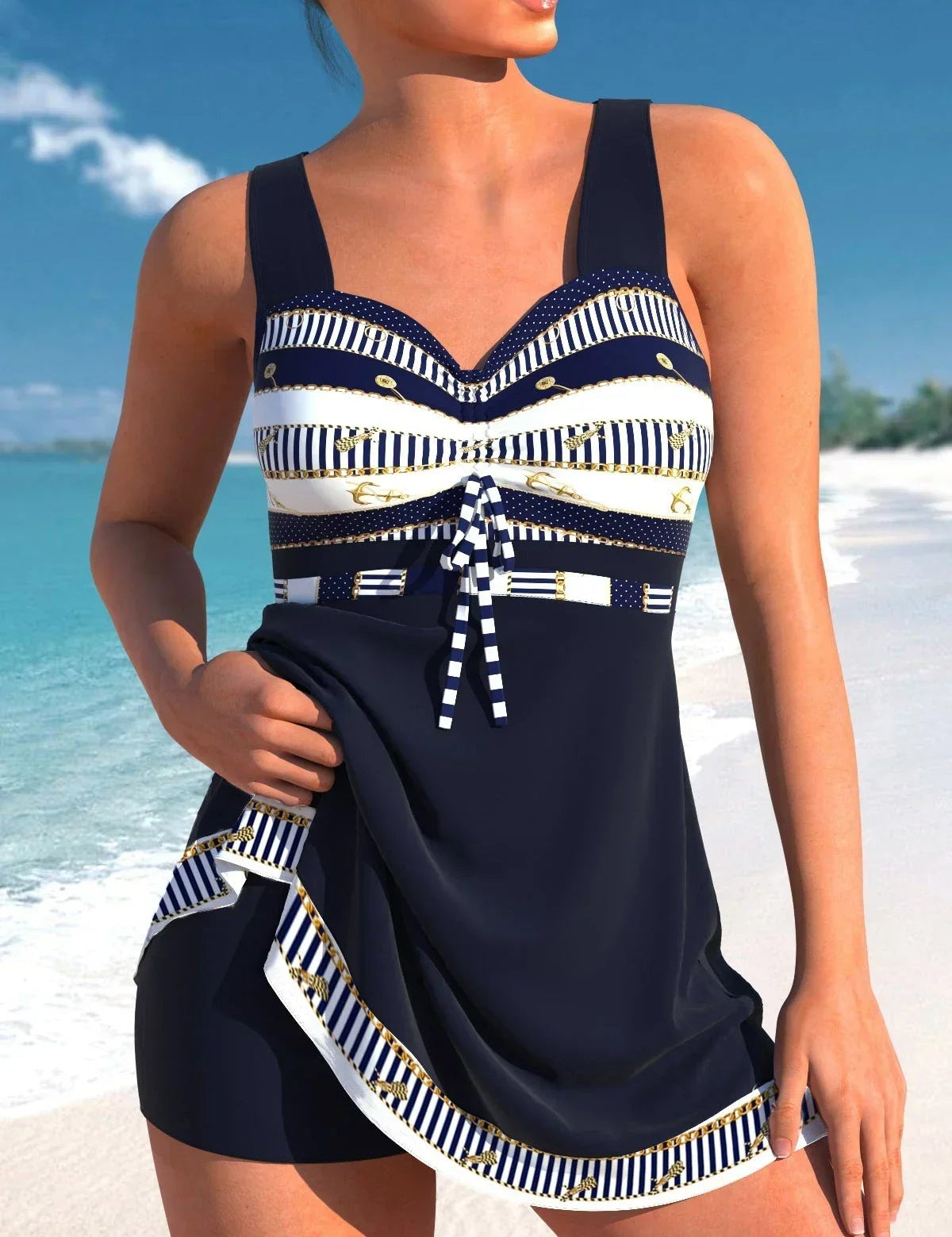 Matilde | Elegante Costume Intero da Bagno Comodo per Donna 0