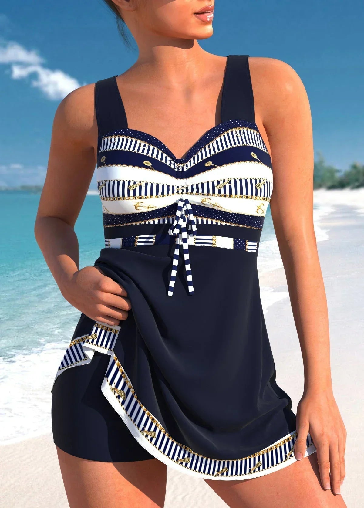 Matilde | Elegante Costume Intero da Bagno Comodo per Donna 0