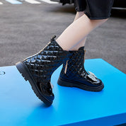 Mia | Colorful Striped Ankle Boots for Girls 3