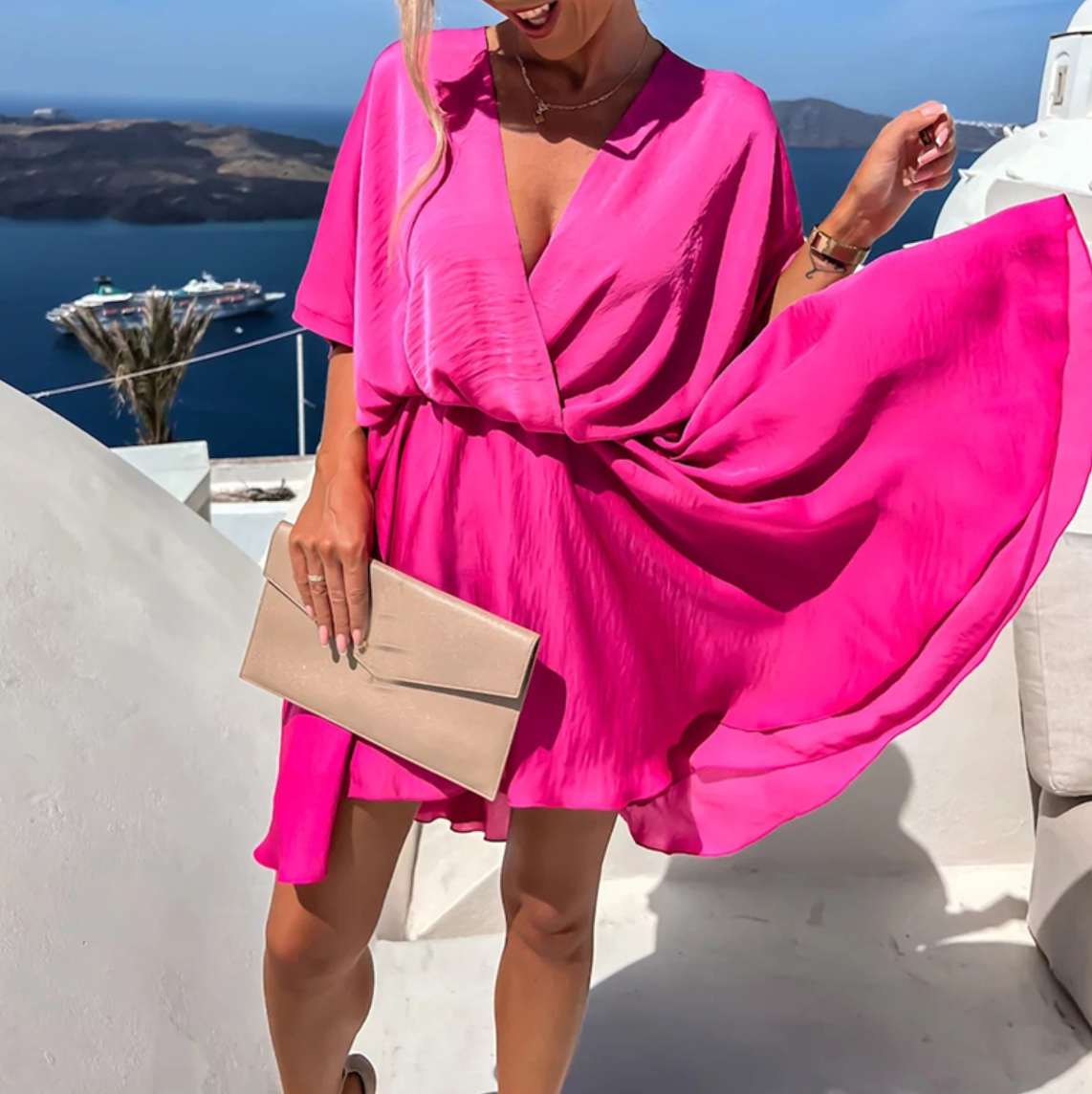 Mia | Elegante Abito Estivo Multicolore per Donna 7