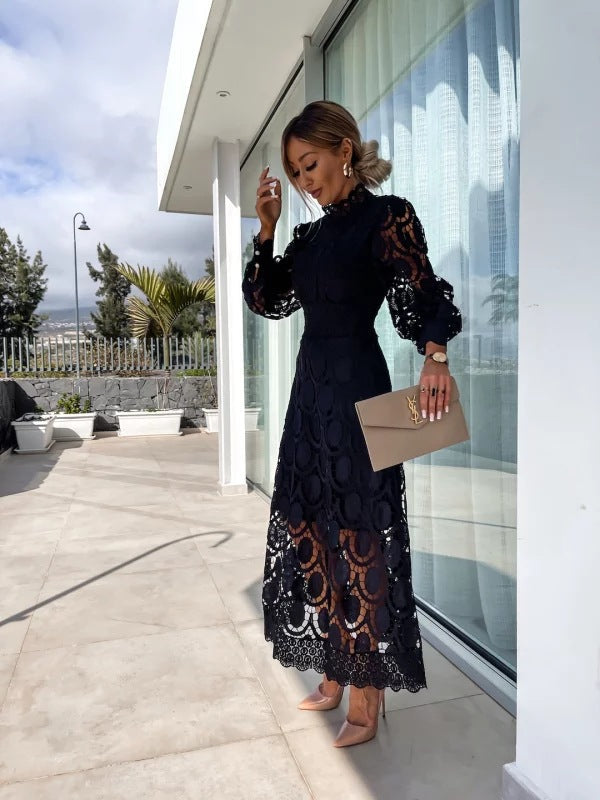 Mia | Elegante Abito Midi in Pizzo 6