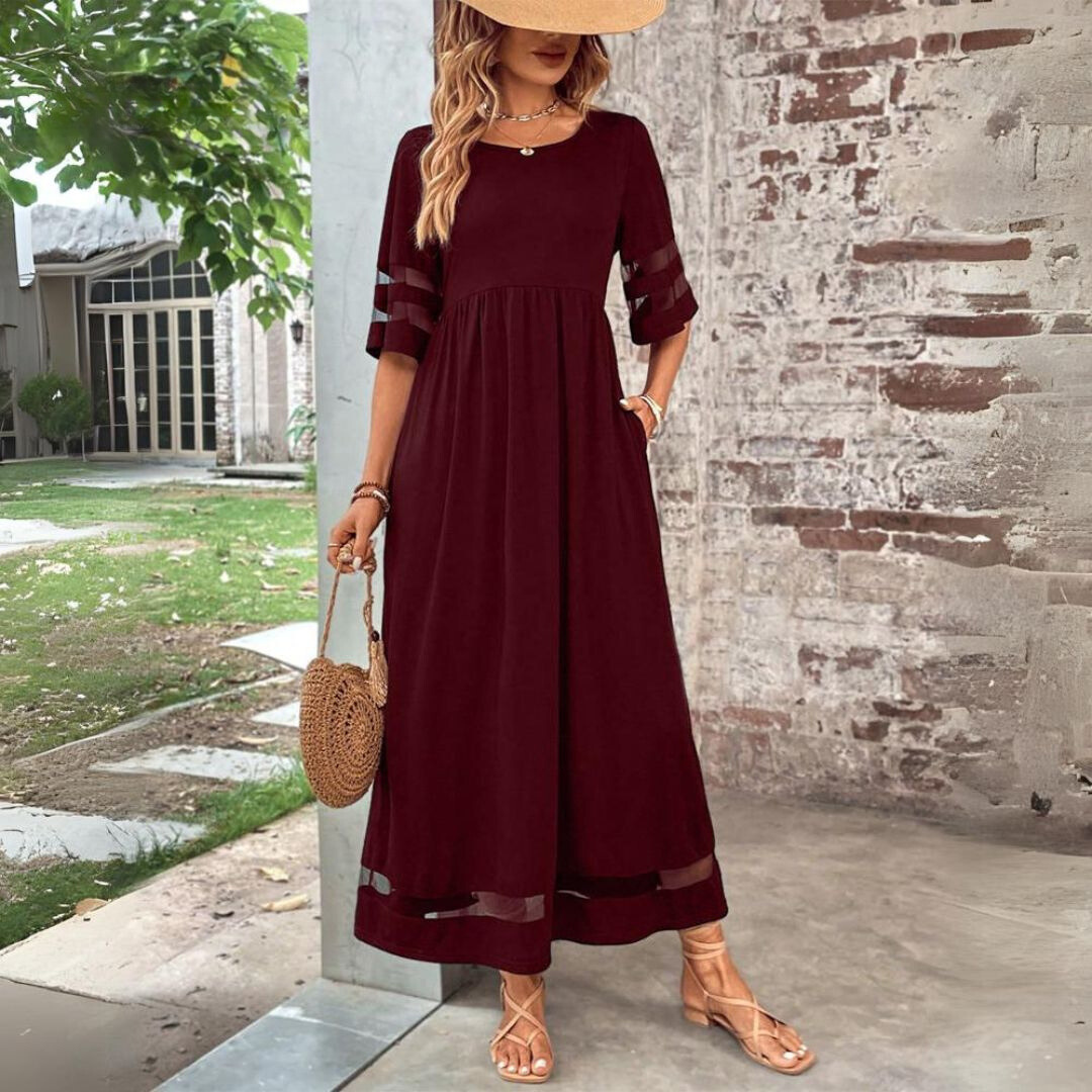 Mia | Elegante Abito da Donna con Scollo Rotondo per Cerimonie e Occasioni Speciali 5