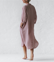 Mia | Elegante Abito in Lino Leggero 6