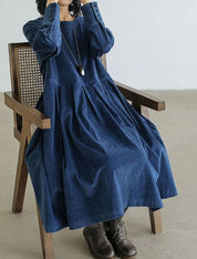 Mia | Elegante Abito in Velluto Francese 0