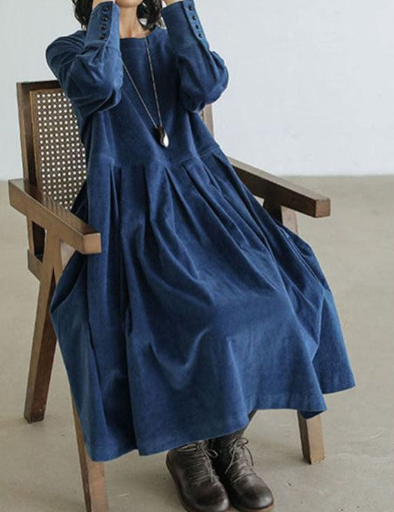 Mia | Elegante Abito in Velluto Francese 0