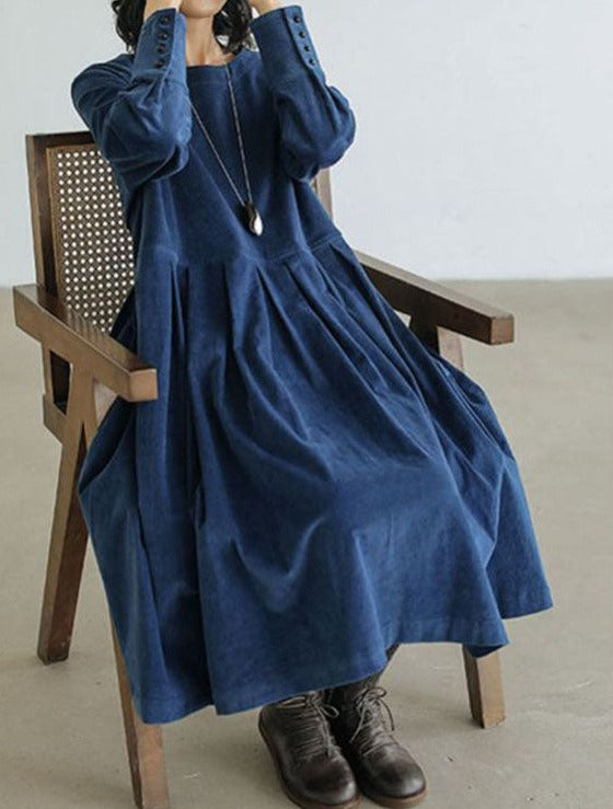 Mia | Elegante Abito in Velluto Francese 0
