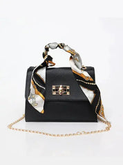 Mia | Elegante Borsetta in Pelle con Sciarpa 0