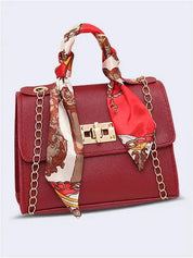 Mia | Elegante Borsetta in Pelle con Sciarpa 1