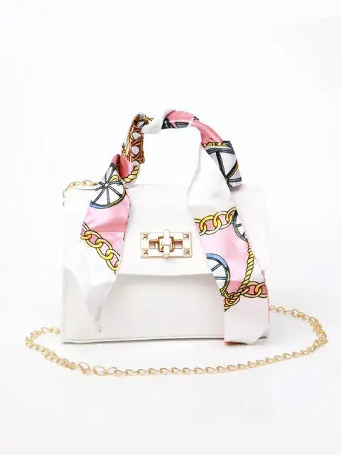 Mia | Elegante Borsetta in Pelle con Sciarpa 2