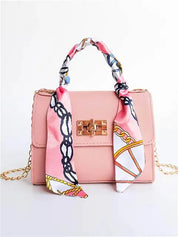 Mia | Elegante Borsetta in Pelle con Sciarpa 5