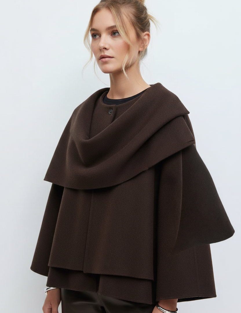 Mia | Elegante Cappotto Oversize in Maglia Invernale Donna 1