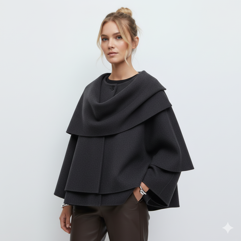 Mia | Elegante Cappotto Oversize in Maglia Invernale Donna 6