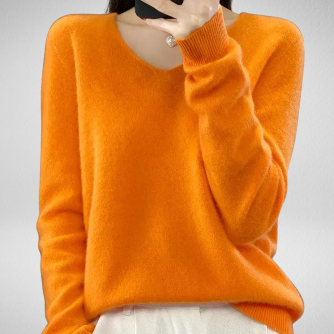 Mia | Elegante Maglione Ampio Donna in Lana Merino per Primavera Estate 1