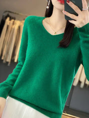 Mia | Elegante Maglione Ampio Donna in Lana Merino per Primavera Estate 3