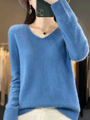 Mia | Elegante Maglione Ampio Donna in Lana Merino per Primavera Estate 4