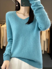 Mia | Elegante Maglione Ampio Donna in Lana Merino per Primavera Estate 9