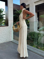 Mia | Elegante Set Plissettato con Scollo Americano 1