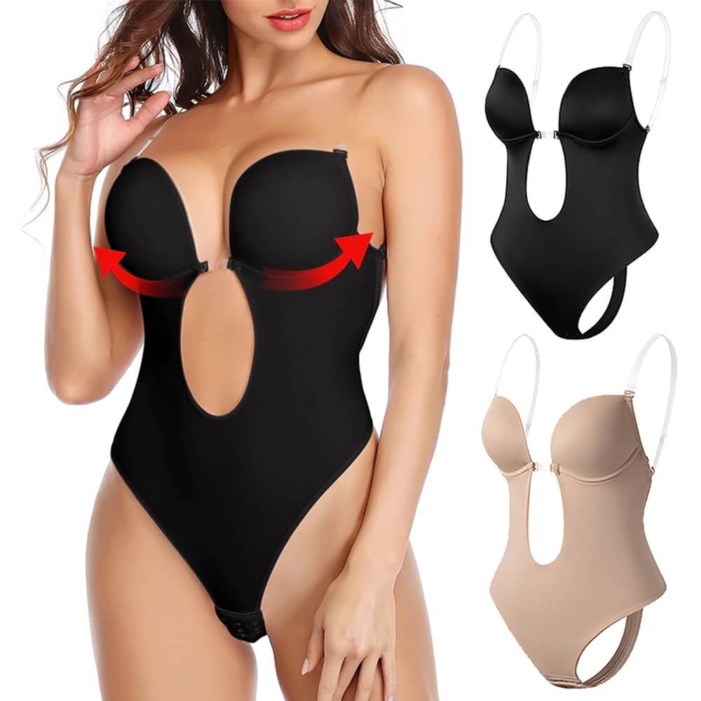 Mia | Sexy Body Shaper Senza Schienale In Nero 1