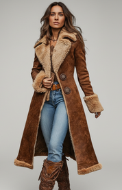 Simonetta | Vintage Elegante Cappotto Lungo Invernale