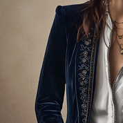 Brunella | Elegante Vellutata Giacca Donna
