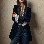 Brunella | Elegante Vellutata Giacca Donna