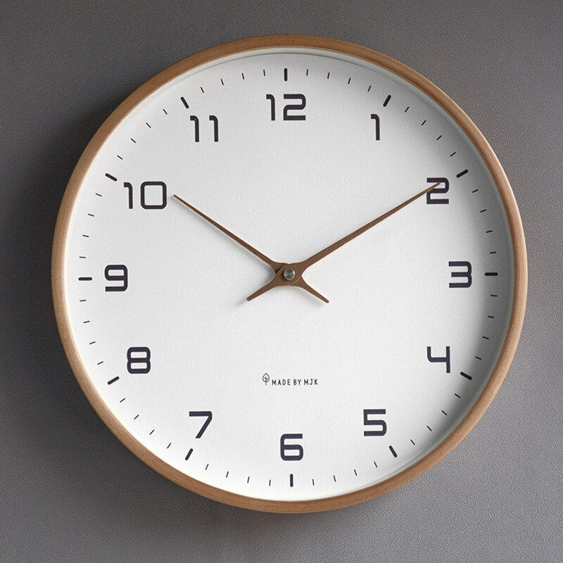 Orologio Da Parete Moderno Rotondo Con Design Minimalista | Elegante Decorazione Scandinava Per Casa 0