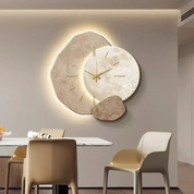 Orologio da Parete Moderno in Legno con Illuminazione LED Morbida | Design Elegante per Atmosfera Accogliente 2