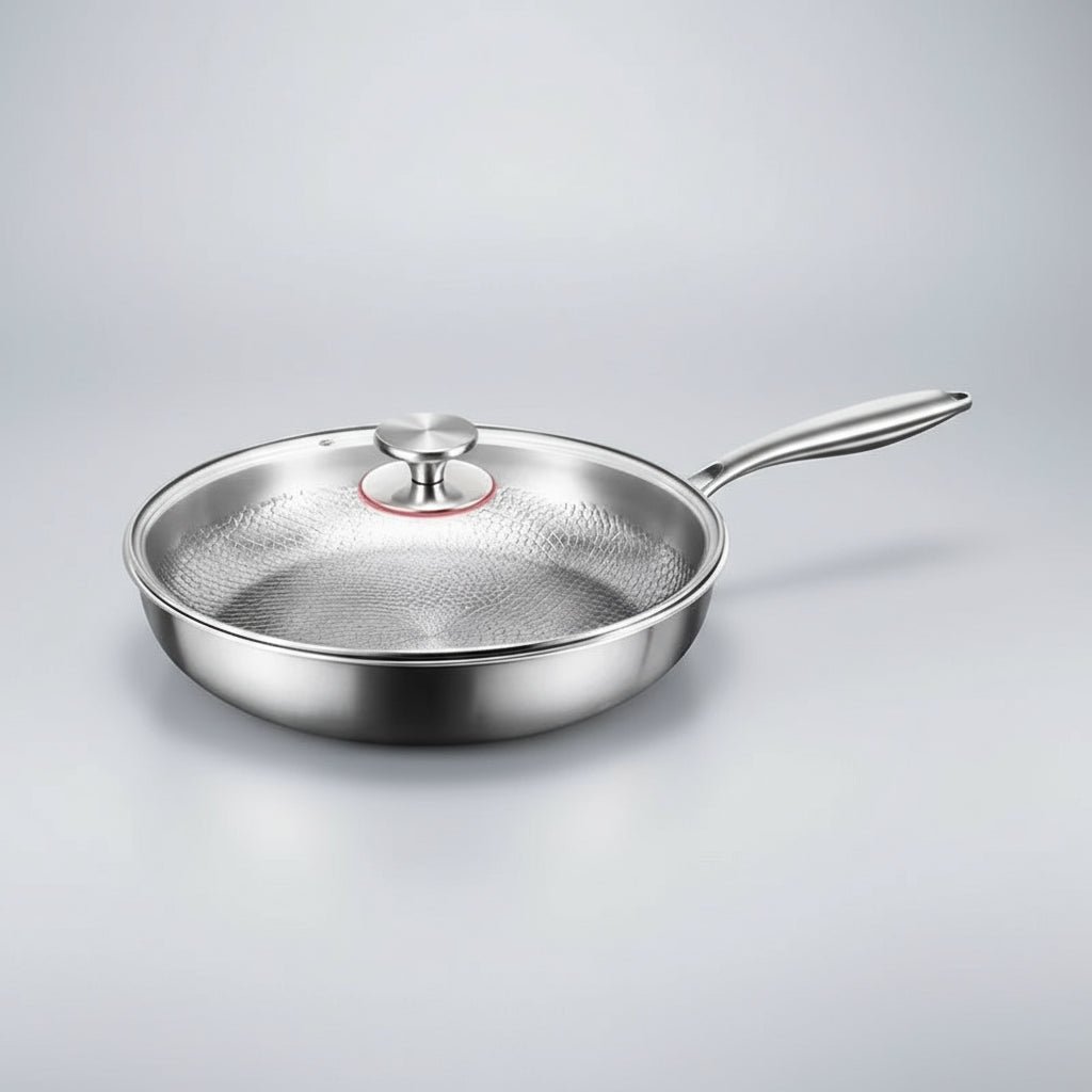 Padella Antiaderente Martellata in Titanio per Induzione | Design Elegante per Cottura Perfetta 7