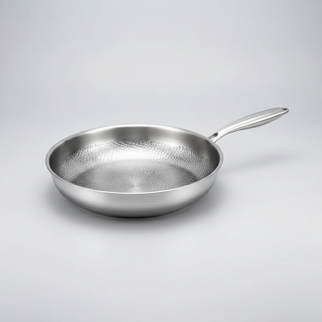 Padella Antiaderente Martellata in Titanio per Induzione | Design Elegante per Cottura Perfetta 9
