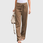 Pantaloni Donna Leggeri con Vestibilità Ampia e Design Versatile per Comfort Tutto il Giorno 5