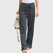Pantaloni Donna Leggeri con Vestibilità Ampia e Design Versatile per Comfort Tutto il Giorno 7