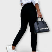 Pantaloni Elasticizzati | Design Moderno con Cintura Alta per Comfort e Stile 6