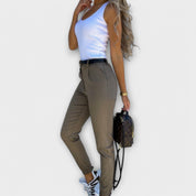 Pantaloni Elasticizzati | Design Moderno con Cintura Alta per Comfort e Stile 8