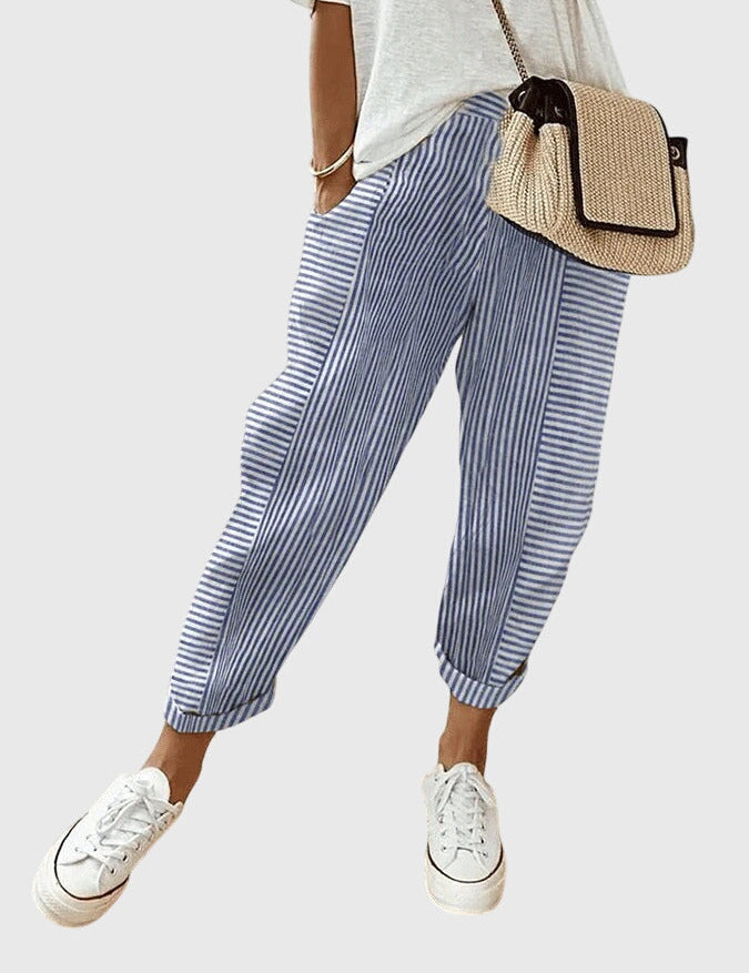 Pantaloni Eleganti Donna con Cintura Regolabile | Comfort e Stile per Ogni Occasione 0