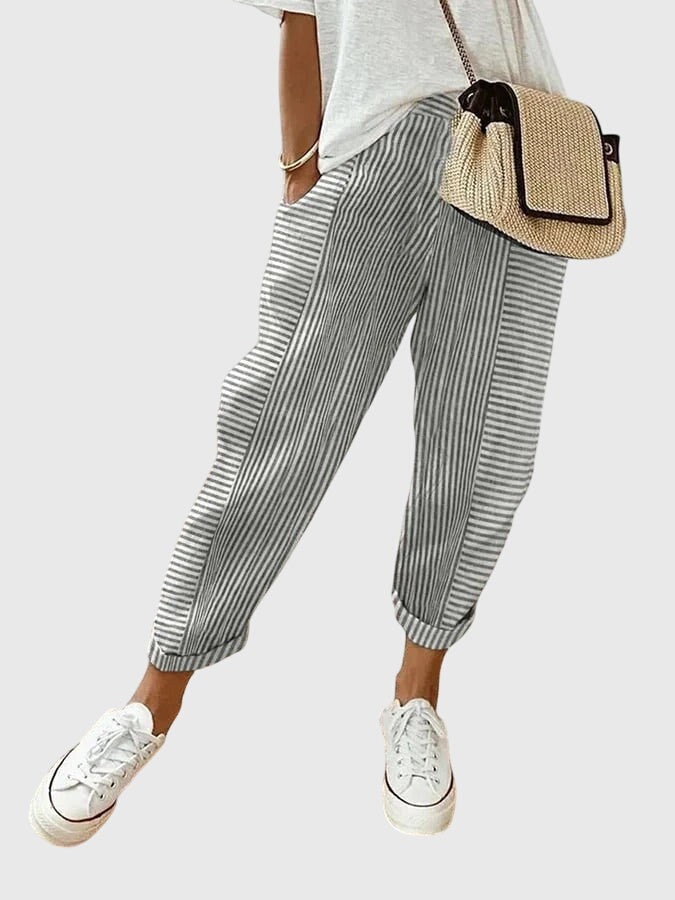 Pantaloni Eleganti Donna con Cintura Regolabile | Comfort e Stile per Ogni Occasione 3