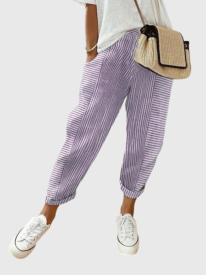 Pantaloni Eleganti Donna con Cintura Regolabile | Comfort e Stile per Ogni Occasione 4